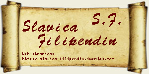 Slavica Filipendin vizit kartica